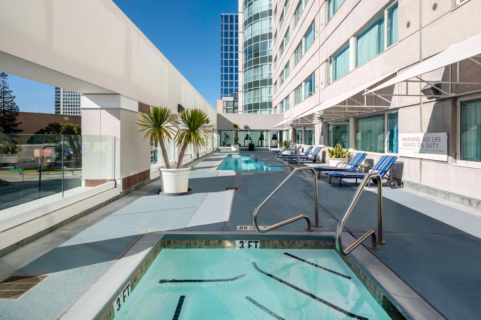 Hilton San Jose Hotell Exteriör bild